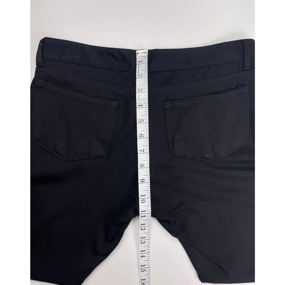 Paige Black Stretch Skinny Jeggings Zip Pocket Size 29 - Picture 7 of 10